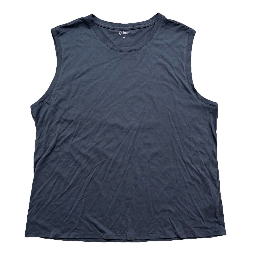 Quince Muscle Tank Top Women’s Sz XL Gray Cotton Modal